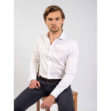 Karaca Slim Fit Beyaz Erkek Gömlek