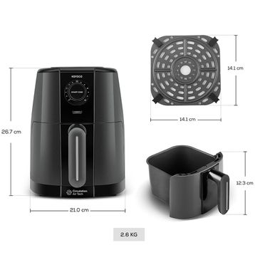 Karaca Smart Cook Compact 2.2 lt 2 Kişilik Krem Airfryer