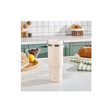 Karaca Star Ice Pipetli Çelik Sızdırmaz Bej 860 ml Termos