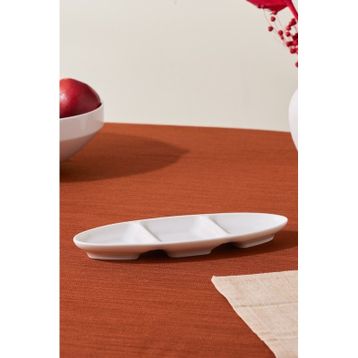 Karaca Stream Basic Line 26 cm 3 Bölmeli Sunum Tabağı