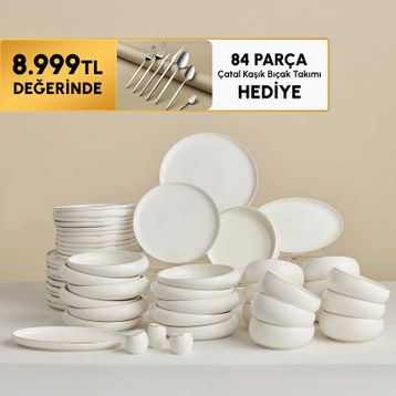 Karaca Stream Bone Astro Gold 53 Parça 12 Kişilik Yemek Takımı