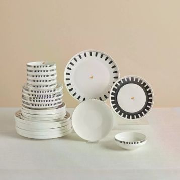 Karaca Stream Bone Kore Plus 24 Parça 6 Kişilik Yemek Takımı