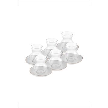 Karaca Streamline Middle 12 Parça 6 Kişilik 165 ml Cam Çay Seti