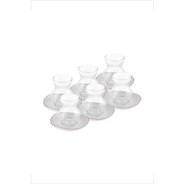 Karaca Streamline Middle 12 Parça 6 Kişilik 165 ml Cam Çay Seti