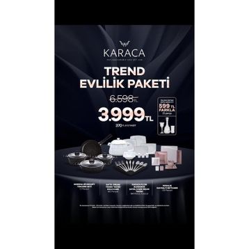 Karaca Süper Evlilik Paketi 2020 Çeyiz Seti
