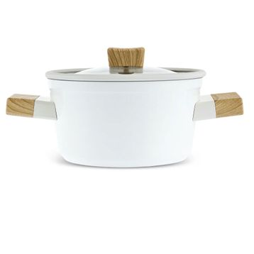 Karaca Swiss Crystal Creamy Wood 24 cm Tencere