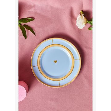 Karaca Talya 20 cm Mavi Pasta Tabağı