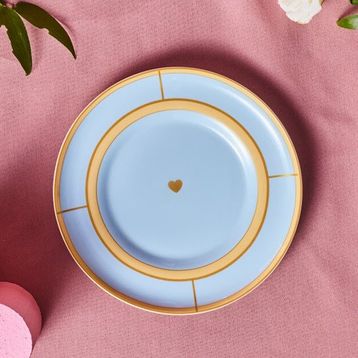 Karaca Talya 20 cm Mavi Pasta Tabağı
