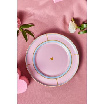 Karaca Talya 25 cm Pembe Servis Tabağı