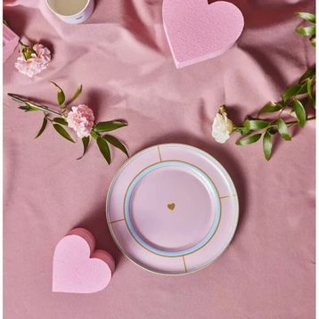 Karaca Talya 25 cm Pembe Servis Tabağı