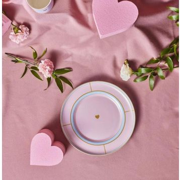 Karaca Talya 25 cm Pembe Servis Tabağı