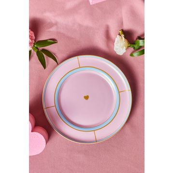 Karaca Talya 25 cm Pembe Servis Tabağı