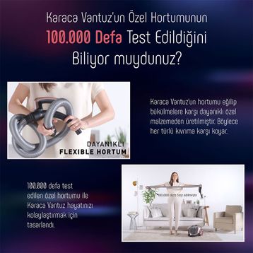 Karaca Vantuz V5 900 W A++ Sınıfı Hepa Toz Torbasız Elektrikli Süpürgesi