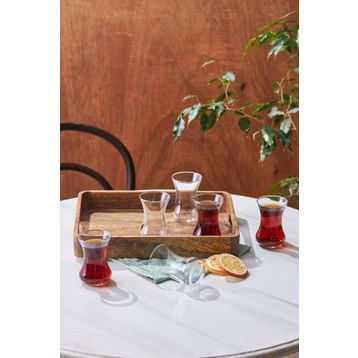 Karaca Vefa 130 ml 6'lı Çay Bardağı Seti