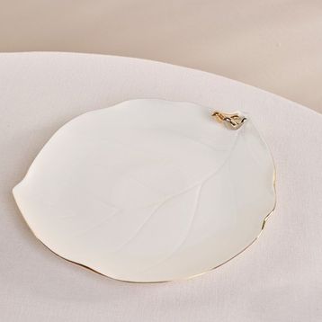 Karaca X Müge Anlı Gold Kuşlu 27 cm Servis Tabağı