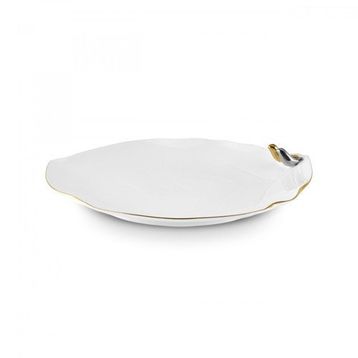 Karaca X Müge Anlı Gold Kuşlu 27 cm Servis Tabağı