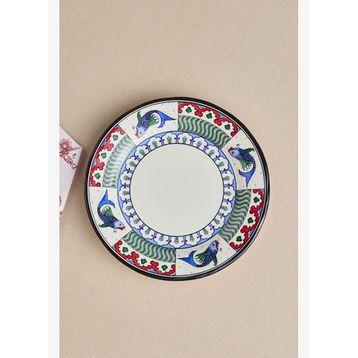 Karaca X Ömür Akkor İznik Balık 21 CM Pasta Tabağı