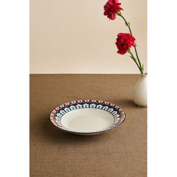 Karaca X Ömür Akkor İznik Çini 23 cm Çukur Tabak