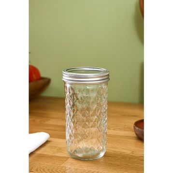 Karaca X Refika Boyunsuz Baklava Desen 650 ml Kavanoz