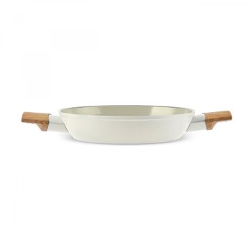 Karaca x Refika Swiss Crystal Almond Cream 20 CM İndüksiyon Tabanlı Sahan