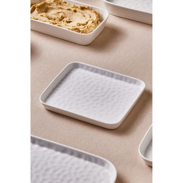 Karaca X Refikadan Bembeyaz 17 cm Tatlı Tabağı