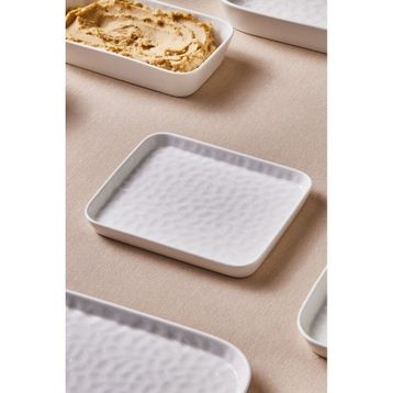Karaca X Refikadan Bembeyaz 17 cm Tatlı Tabağı