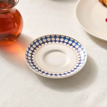 Karaca X Refikadan Tatlıcan Anadolu Porselen Çay Tabağı