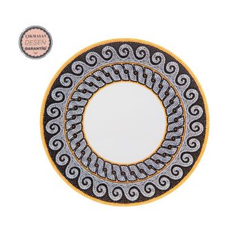 Karaca Zeugma Beyaz 25 cm Servis Tabağı