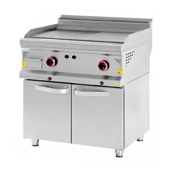 Karacasan 900 Seri Dolaplı 80x90x85 cm Elektrikli Yarı Kanallı Izgara