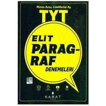 Karat Yayınları TYT Elit Paragraf Denemeleri