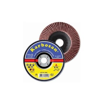 Karbosan 115 mm 60 Kum Flap Disk Zımpara