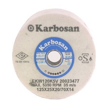 Karbosan 125 x 25 x 20 - 70 x 14 Hızar Makinesi İçi Çukur Bileme - Zımpara Taşı