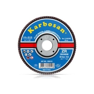 Karbosan 180 mm 40 ZR Flap Disk