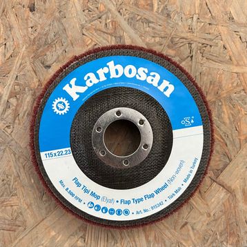 Karbosan 915342 115x22 Flap Tipi Elyaf Disk