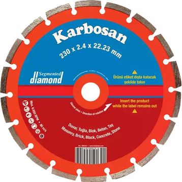 Karbosan 950130 230x2.4x22 Segmentli Beton