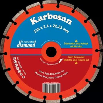 Karbosan 950130 230x2.4x22 Segmentli Beton
