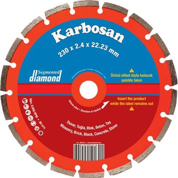 Karbosan 950130 230x2.4x22 Segmentli Beton