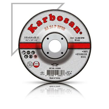 Karbosan İnox 115 mm Taşlama Diski
