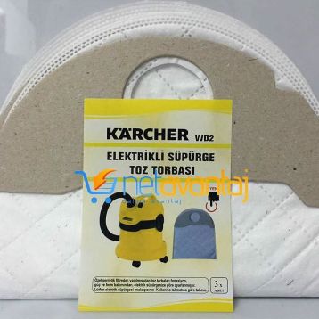 Karcher WD2 12 Adet Toz Torbası