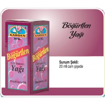 Karden 20 ml Böğürtlen Yağı