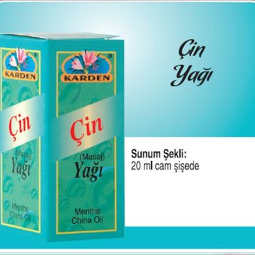 Karden 20 ml Çin Yağı