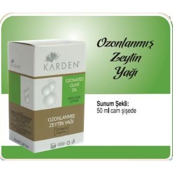 Karden 50 ml Ozonlanmış Zeytin Yağı