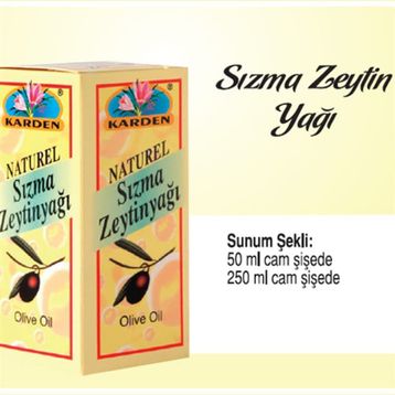 Karden 50 ml Sızma Zeytinyağı