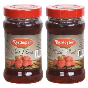 Kardeşler 380 gr x 2'li Çilek Reçeli