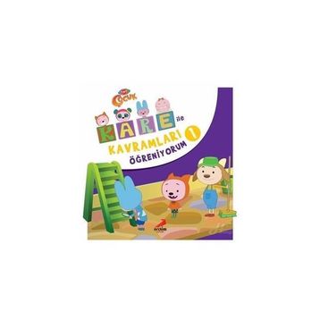 Kare İle Kavramları Öğreniyorum 1 Kollektif Erdem Yayınları