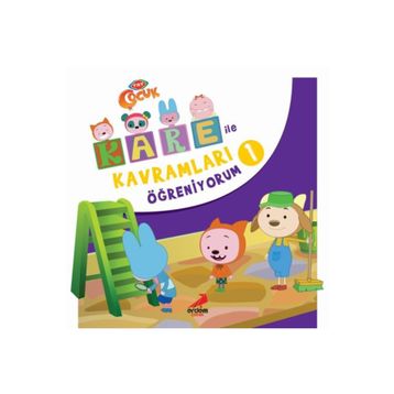 Kare İle Kavramları Öğreniyorum 1 Kollektif Erdem Yayınları