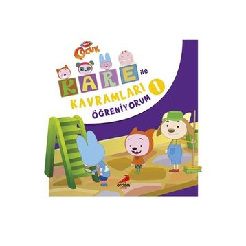 Kare İle Kavramları Öğreniyorum 1 Kollektif Erdem Yayınları