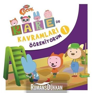 Kare İle Kavramları Öğreniyorum 1 Kollektif Erdem Yayınları