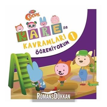 Kare İle Kavramları Öğreniyorum 1 Kollektif Erdem Yayınları