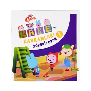 Kare İle Kavramları Öğreniyorum 1 Kollektif Erdem Yayınları